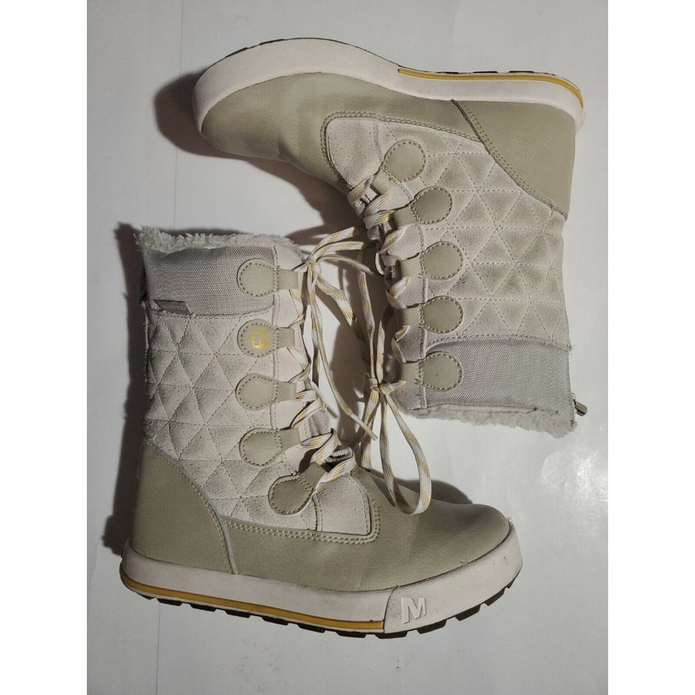 Merrell Boy Heidi Waterproof WTRPF Boot Size 1M White